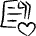 Common File Text Favorite Heart