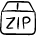 Zip File Zip Box Closed