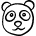 Bear Panda Head