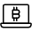 Crypto Currency Bitcoin Laptop