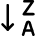 Interface Text Formatting Arrange Letter Z A