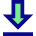 Arrow Outline Download Icon from Sharp Pop Set