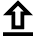 Arrow Outline Upload Icon from Sharp Remix Set