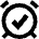 Alarm Check On Icon from Sharp Remix Set