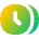 Time Clock Multiple Timezone Icon from Flex Gradient Set