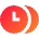 Time Clock Multiple Timezone Icon from Sharp Gradient Set