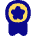 Medal Badge Star Icon from Flex Pop Set