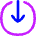 Arrow Download Receive Icon from Flex Neon Set