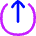 Arrow Upload Send Icon from Flex Neon Set