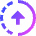 Upload Upgrade In Progress Icon from Sharp Gradient Set