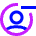 Account Circle Remove Icon from Sharp Neon Set