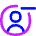 Account Circle Remove Icon from Flex Neon Set