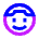 Face Man Icon from Sharp Neon Set