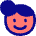 Face Woman Icon from Flex Pop Set