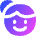 Face Woman Icon from Flex Gradient Set
