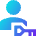 User Account Passkey Icon from Sharp Gradient Set