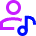 User Artist Icon from Sharp Neon Set