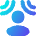 User Audio Spatial Surround Sound Icon from Flex Gradient Set