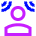 User Audio Spatial Surround Sound Icon from Sharp Neon Set