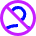 User Block No Accounts Icon from Sharp Neon Set