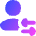 User Customer Transaction Icon from Flex Gradient Set
