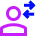 User Customer Transaction Icon from Sharp Neon Set