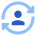 Interface User Sync Online In Person icon - Free transparent PNG, SVG. No Sign up needed.
