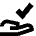 Check Approval Delegation Icon from Sharp Remix Set