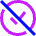 Check Circle Off Icon from Sharp Neon Set