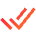 Check Double Read Done All Icon from Sharp Gradient Set