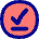 Check Download Done Circle Offline Icon from Flex Pop Set