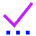 Check Preliminary Steps Icon from Sharp Neon Set