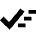 Check Sweep Clear Content Icon from Sharp Remix Set