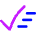 Check Sweep Clear Content Icon from Flex Neon Set