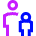 Adult Supervision Icon from Sharp Neon Set