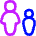 Adult Supervision Icon from Flex Neon Set