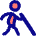 Blind People Icon from Flex Pop Set