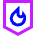 Fire Protection Area Icon from Sharp Neon Set