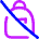 No Personal Bag Icon from Flex Neon Set