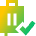 Carry On Bag Check Icon from Sharp Gradient Set