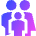 Family Restroom Icon from Sharp Gradient Set