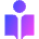 Library Icon from Sharp Gradient Set