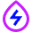Droplet Water Ec Icon from Sharp Neon Set