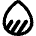 Droplet Water Total Dissolved Solids Icon from Flex Remix Set