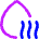 Droplet Water Voc Icon from Flex Neon Set