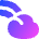 Rainbow Cloud Icon from Flex Gradient Set