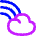 Rainbow Cloud Icon from Flex Neon Set