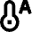 Temperature Thermostat Auto Icon from Sharp Remix Set