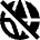 Globe Public Access Off Icon from Sharp Remix Set