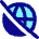 Globe Public Access Off Icon from Flex Pop Set